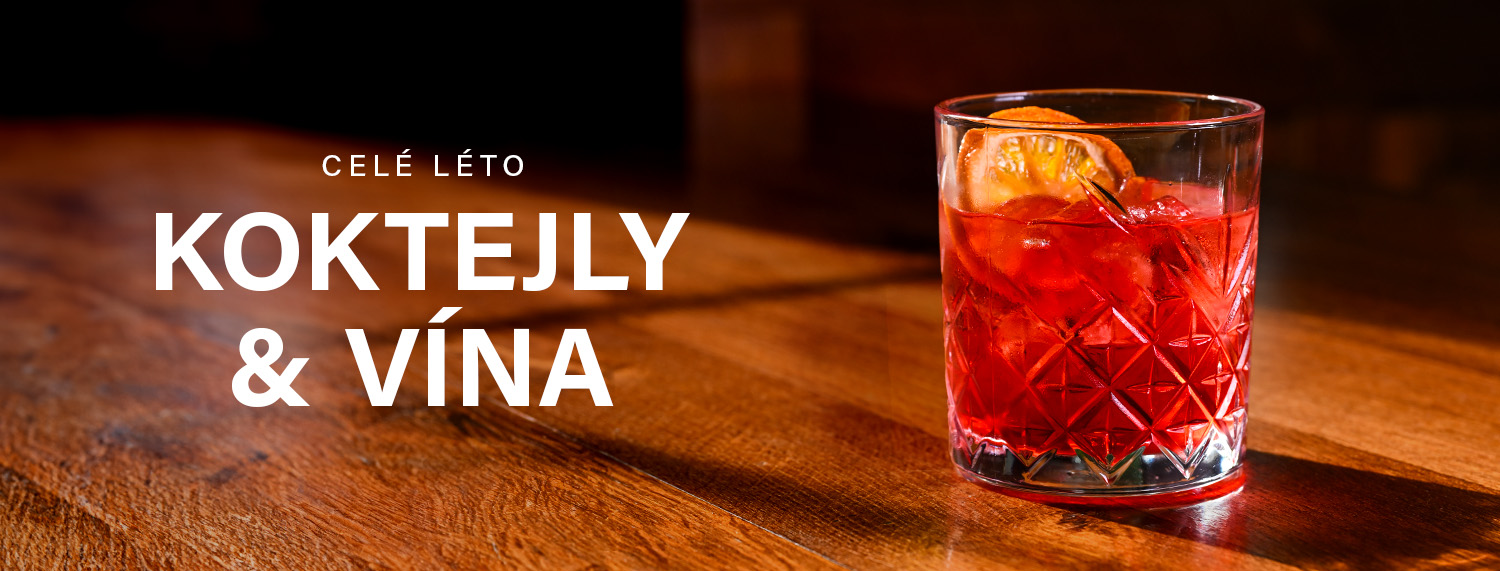 Letní drink menu v Monte Bú je plné skvělých koktejlů a elegantních vín 