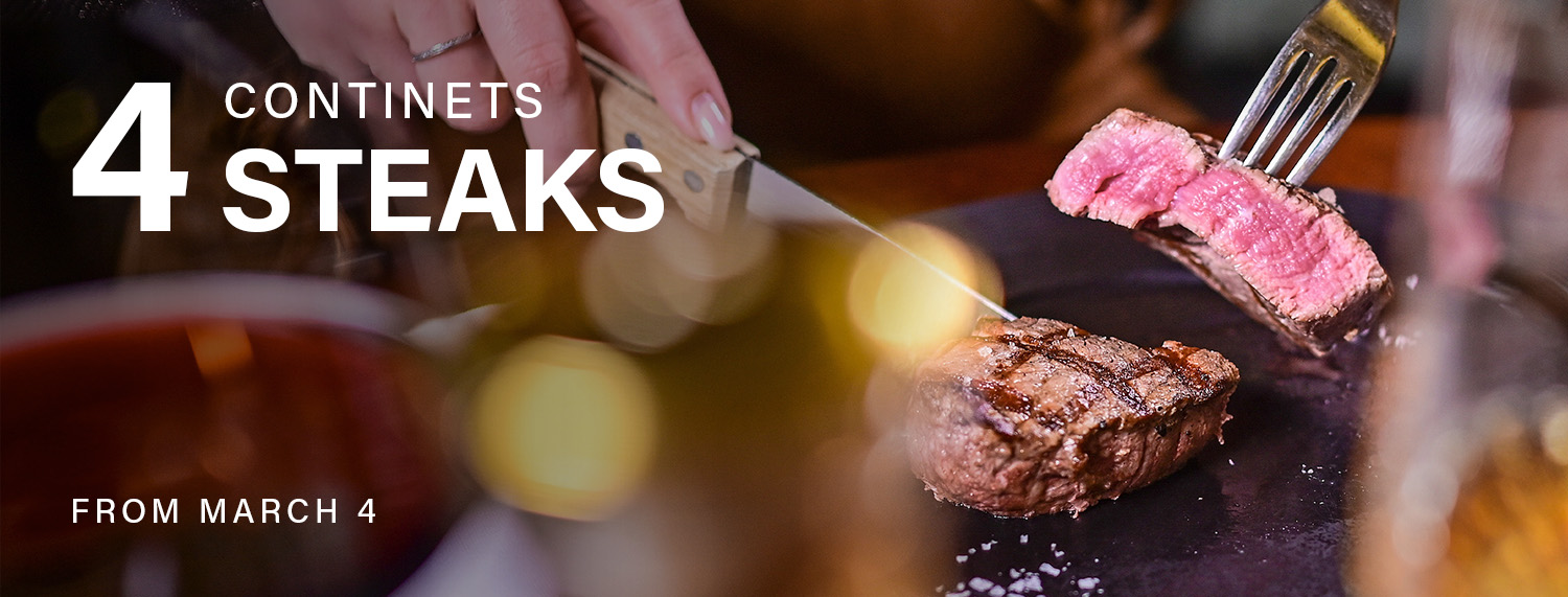 Steaks from Four Continents at Monte Bú
