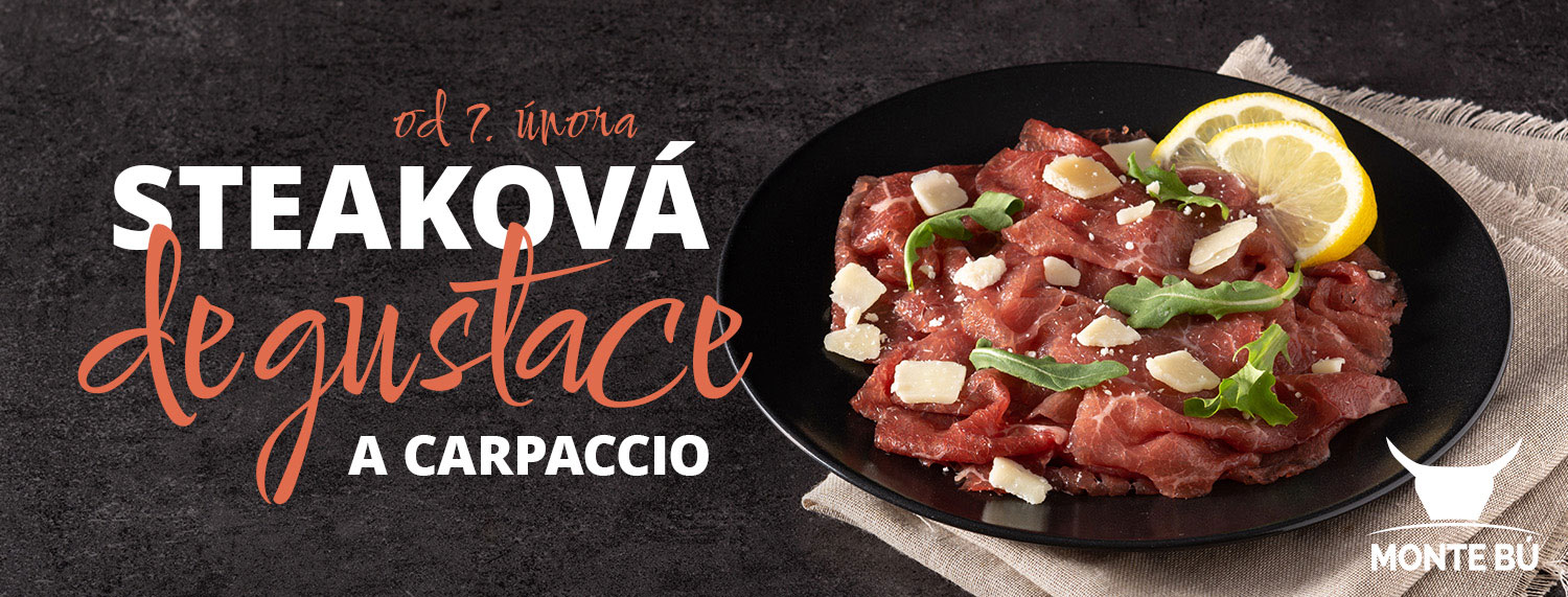 Steaková degustace a Carpaccio