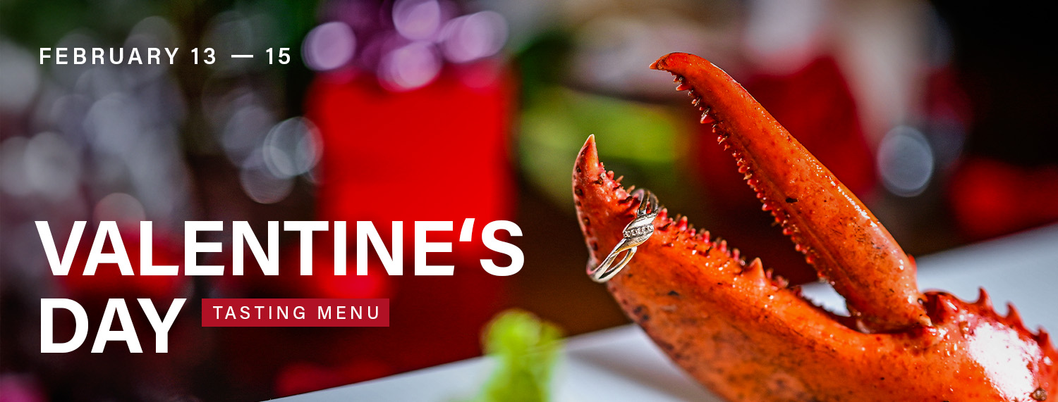 Valentine’s Menu at Monte Bú