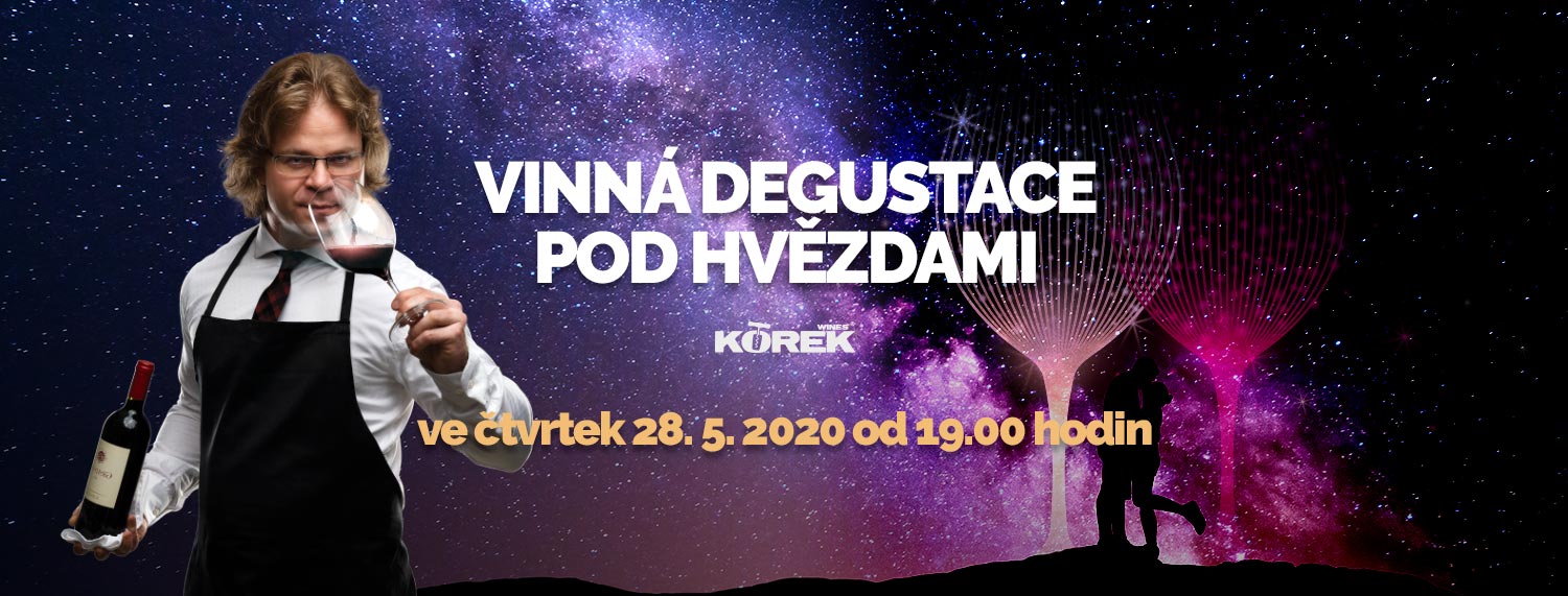 Vinná degustace pod hvězdami